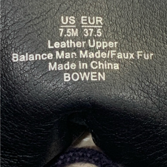 Sam Edelman Women's Bowen Black Leather Raspberry Wine Faux Fur Boots Size 7.5 - Picture 5 of 13